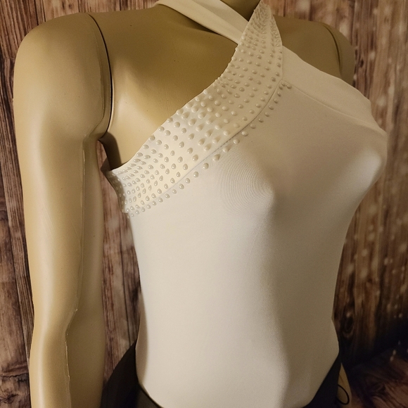 Pearl-Studded Halter (Available in Various Sizes) - Picture 2 of 4